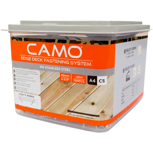 TRALLSKRUV 60X4,2MM A4 700ST CAMO ROSTFRI